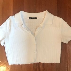 White brandy Caroline top